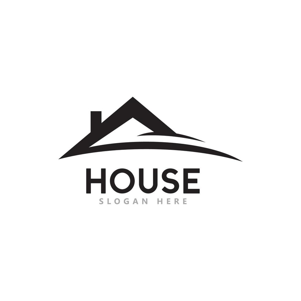 ilustración de vector de logotipo de casa y apartamento