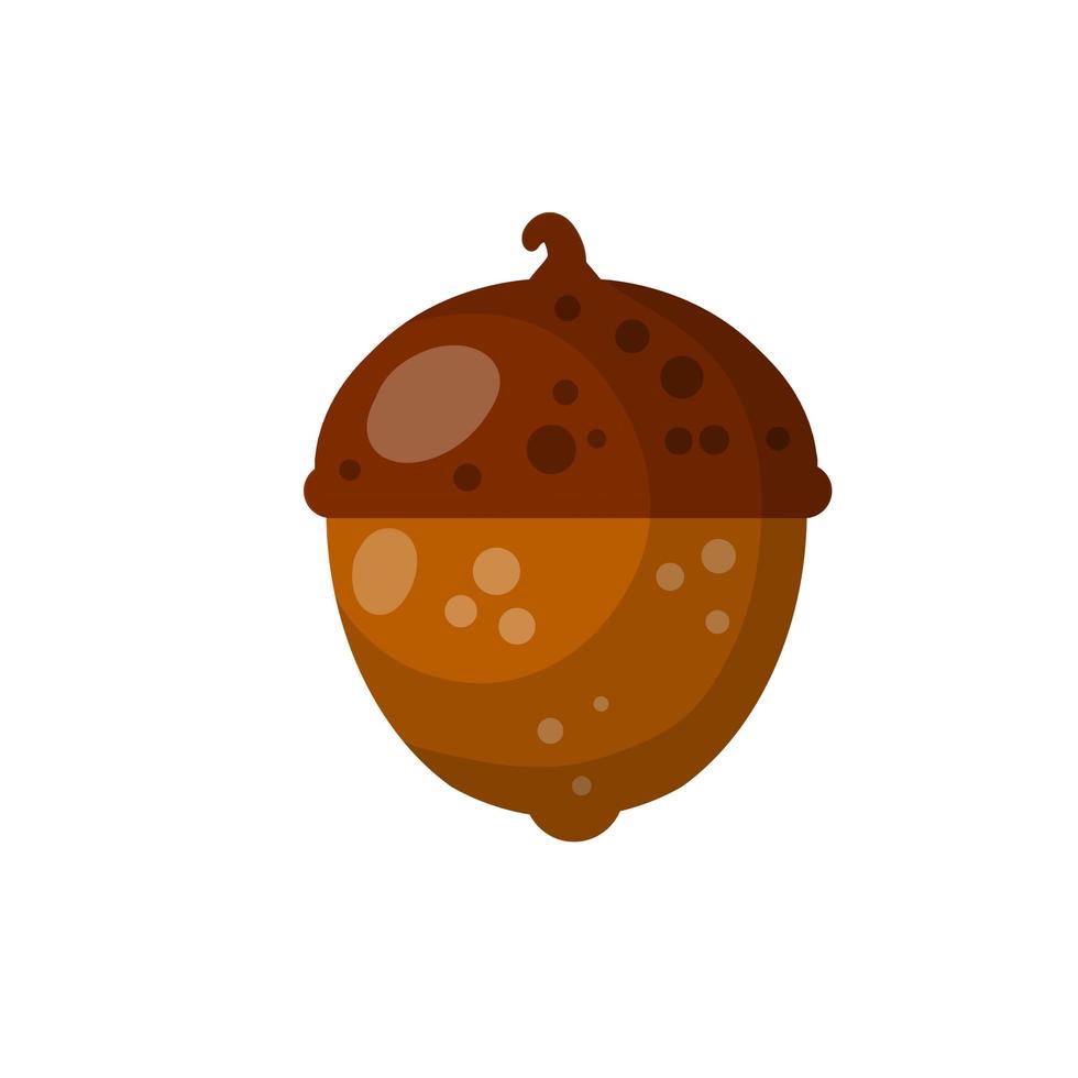 Hazelnut. Autumn harvest of wood. vector