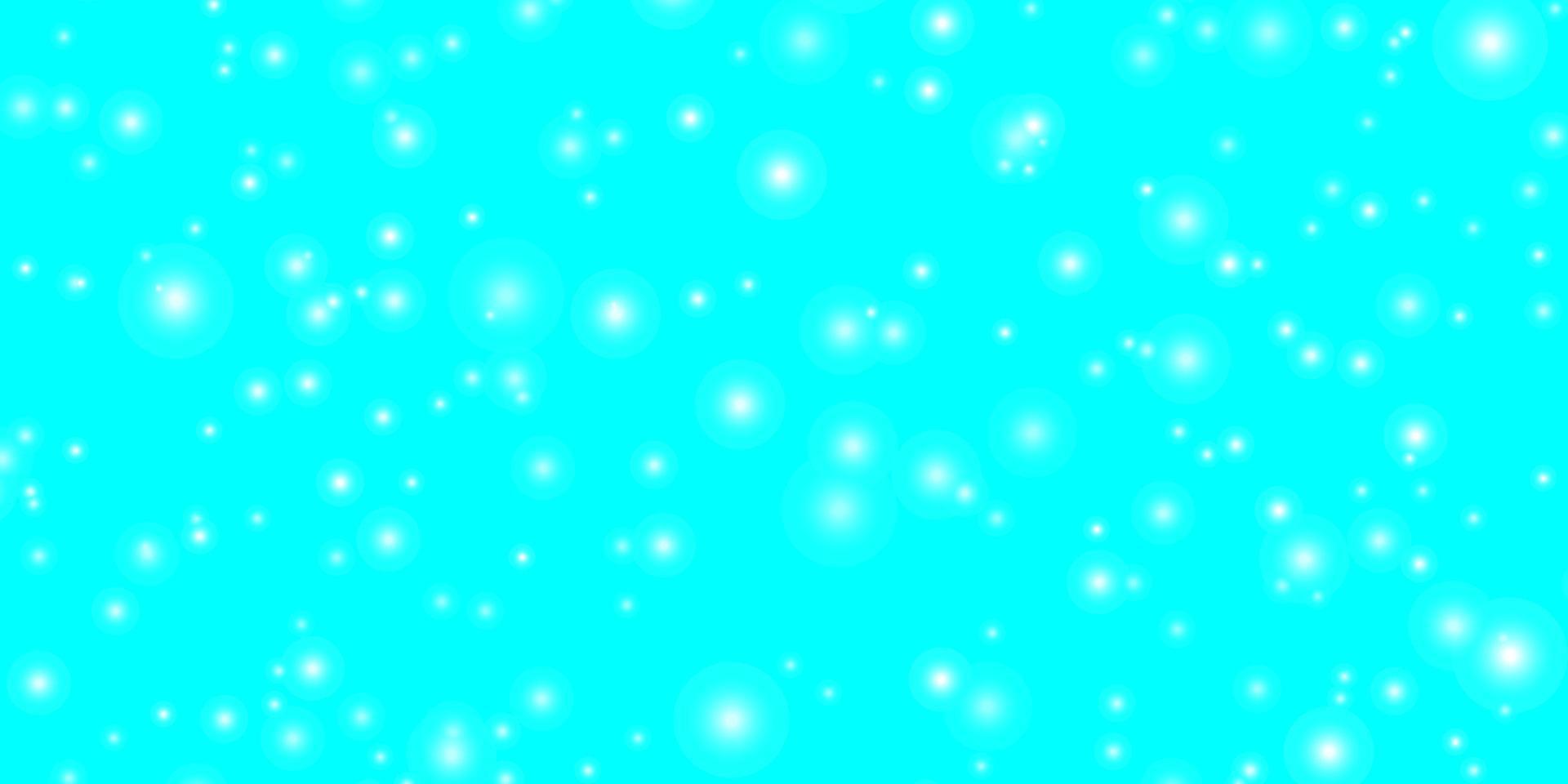 patrón de vector azul claro con estrellas abstractas.