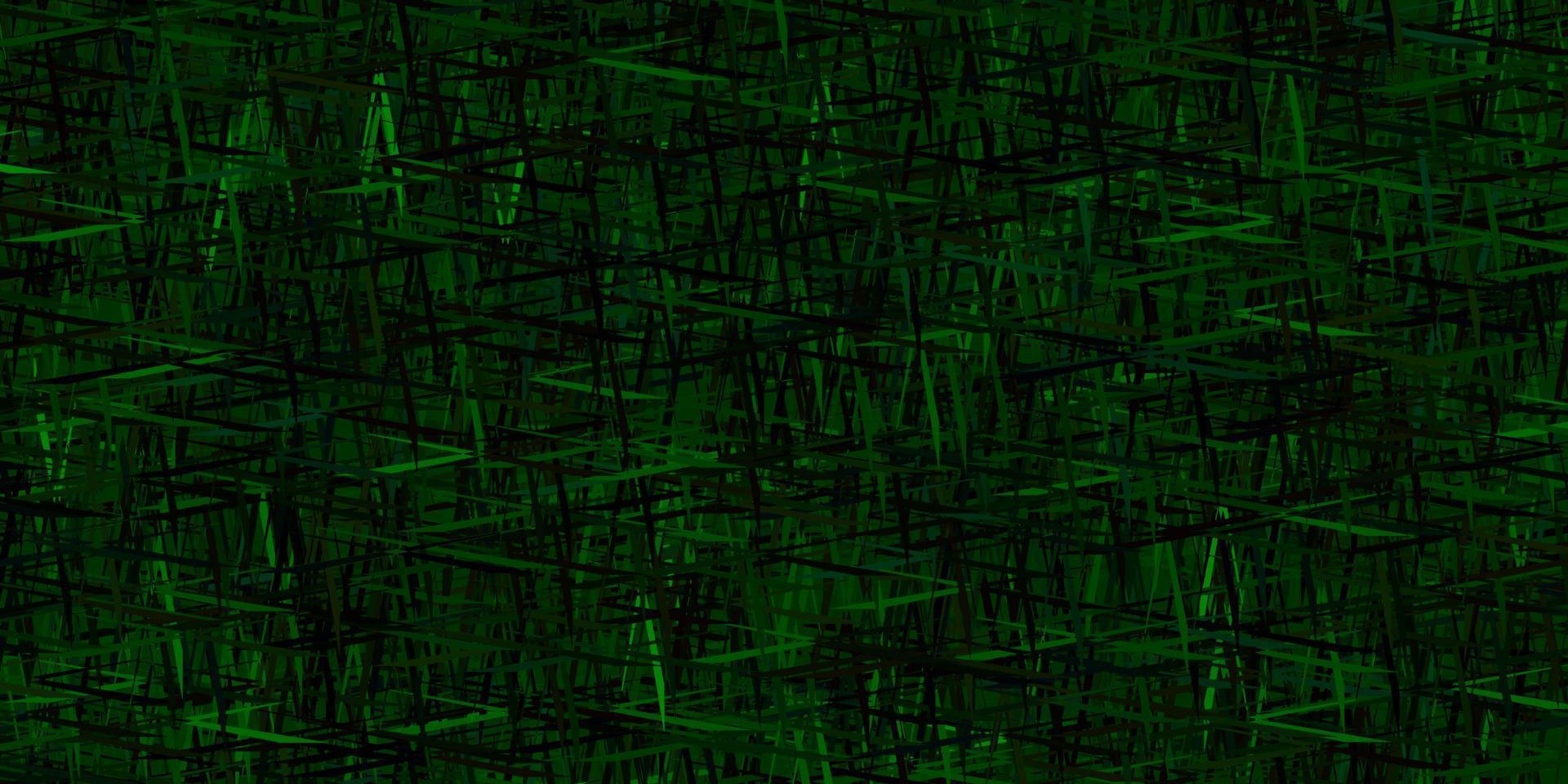 plantilla de vector verde oscuro, rojo con palos repetidos.