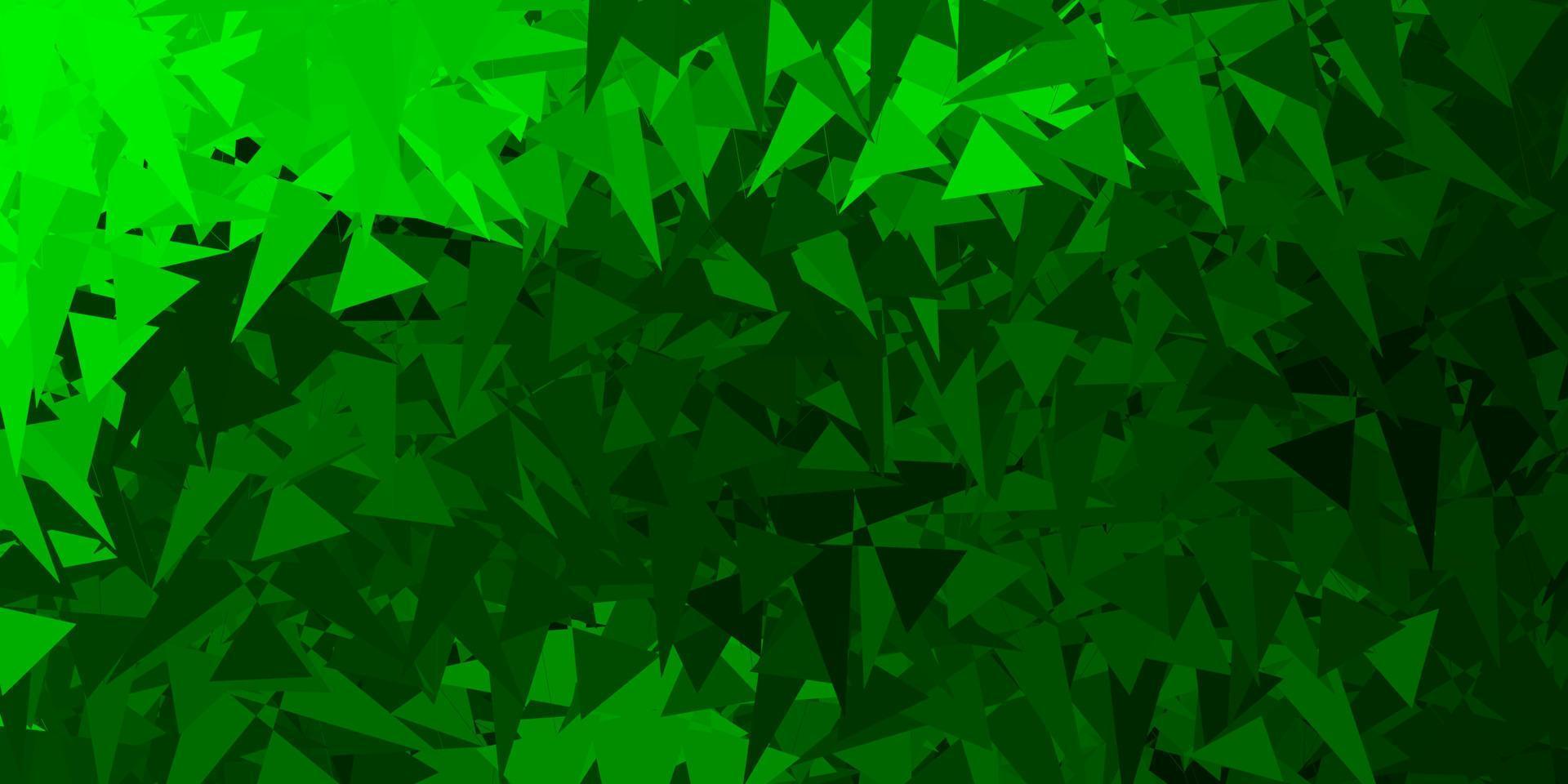 Fondo de vector verde oscuro con formas aleatorias.