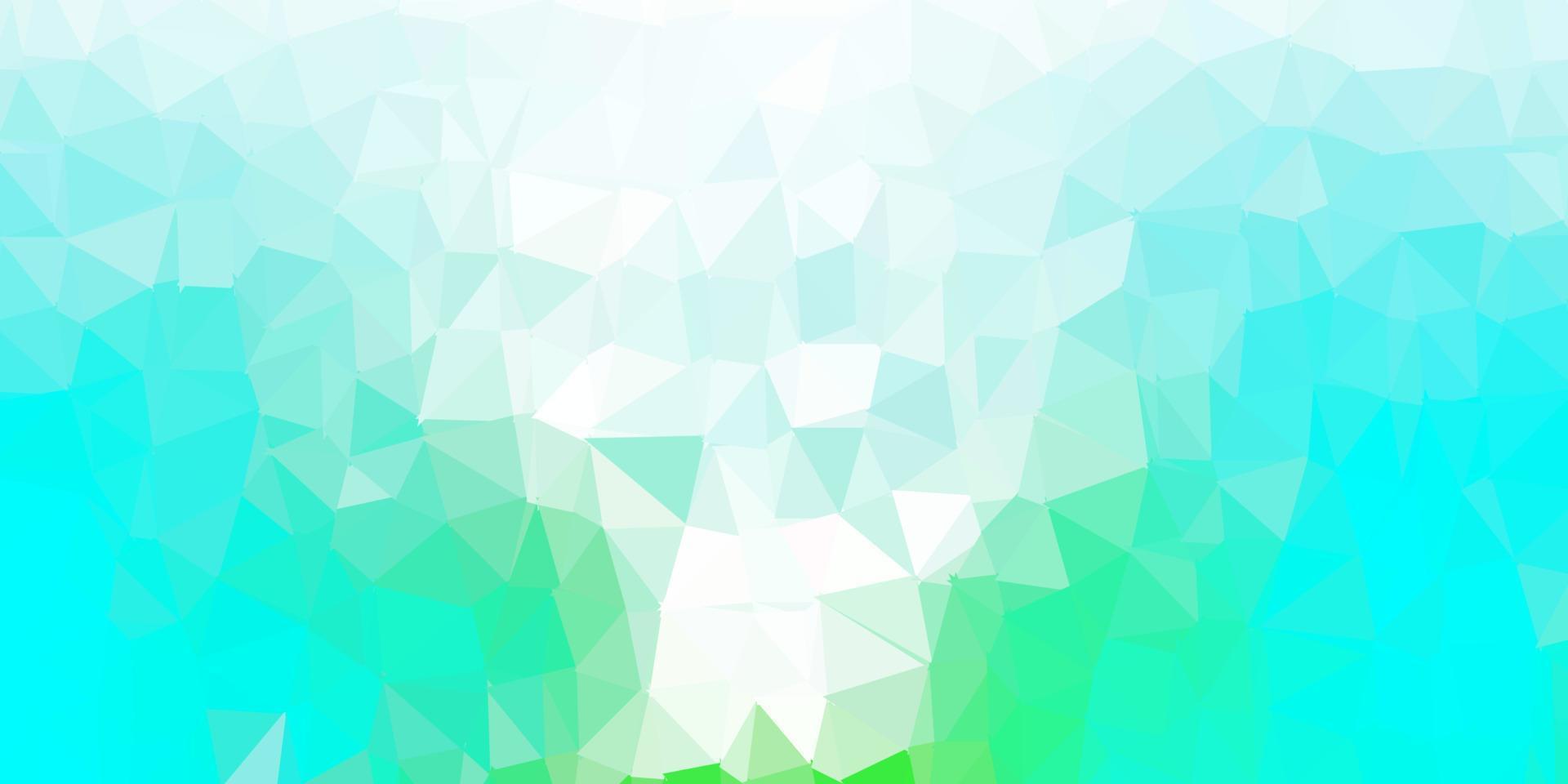 Light green vector poly triangle layout.