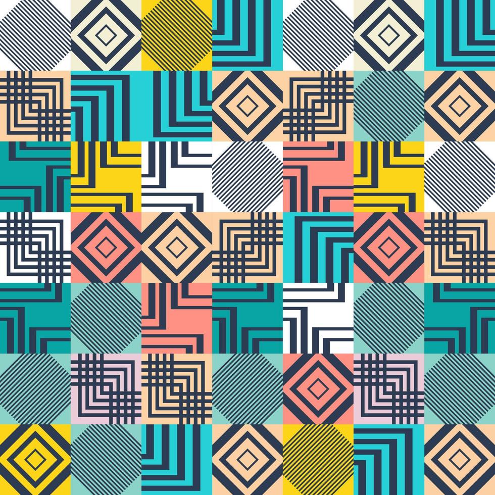 Abstract vector pattern design, and Geometry minimalistic artwork poster with simple shapes style for web banner, business presentation, branding package, fabric print, wallpaper
