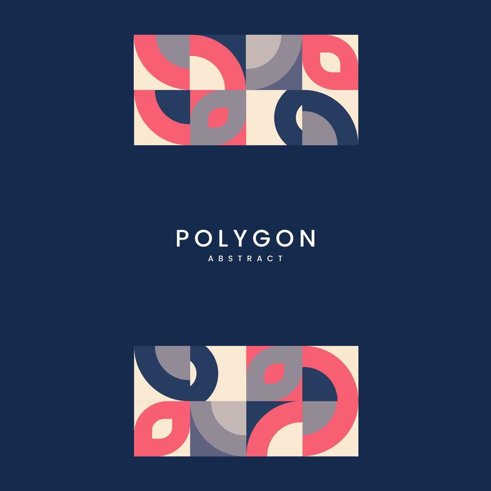 Modern style of Geometry minimalistic composition Colored texture with text on blue backgroun in multi-color, pink and blue and cream, used in wallpaper, patterns, Vector design