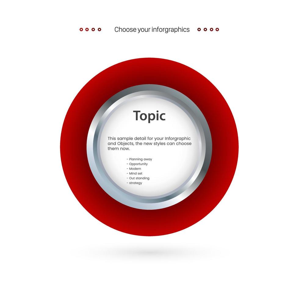 Abstract elements of graph, diagram with Five steps, options, parts or processes and Vector business template for presentation with Creative concept for infographic. Process chart