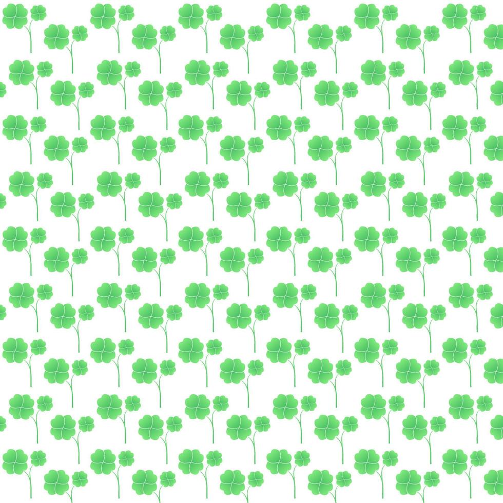 plantilla de símbolo de planta de la suerte verde abstracta, un árbol natural de la suerte sobre fondo blanco, vector de semilla de ecología vectorial, ilustración.