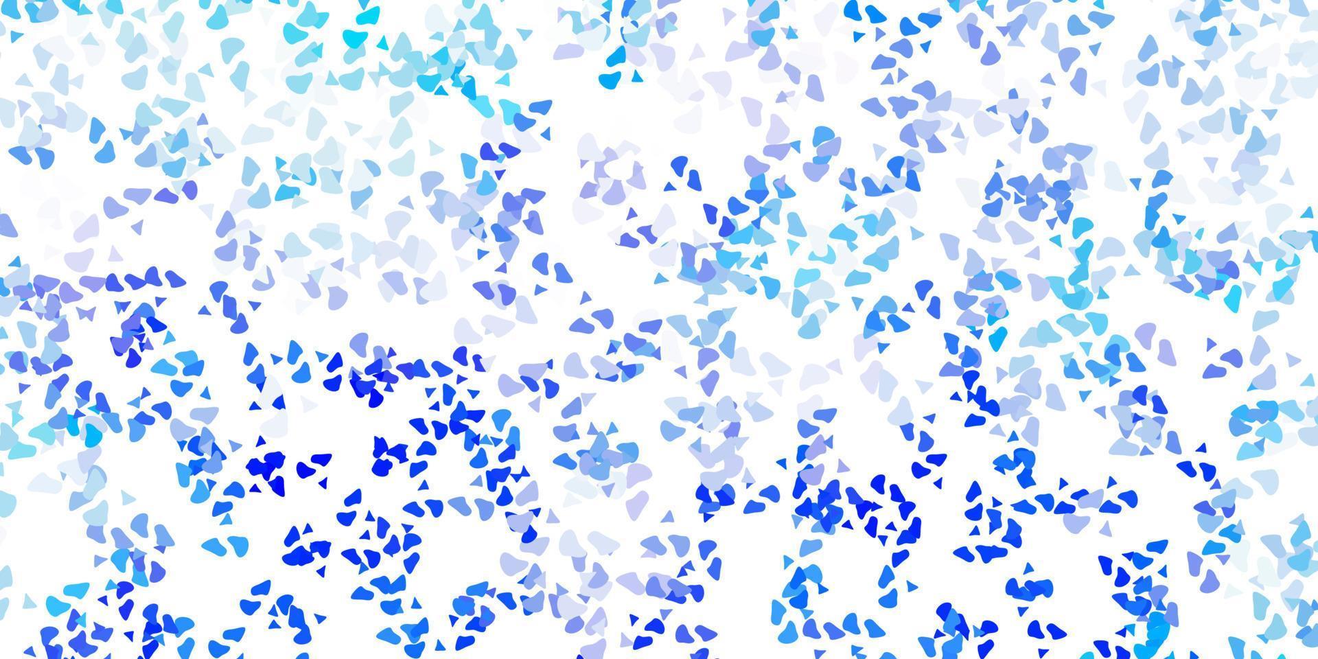 Light blue vector pattern with abstract shapes.