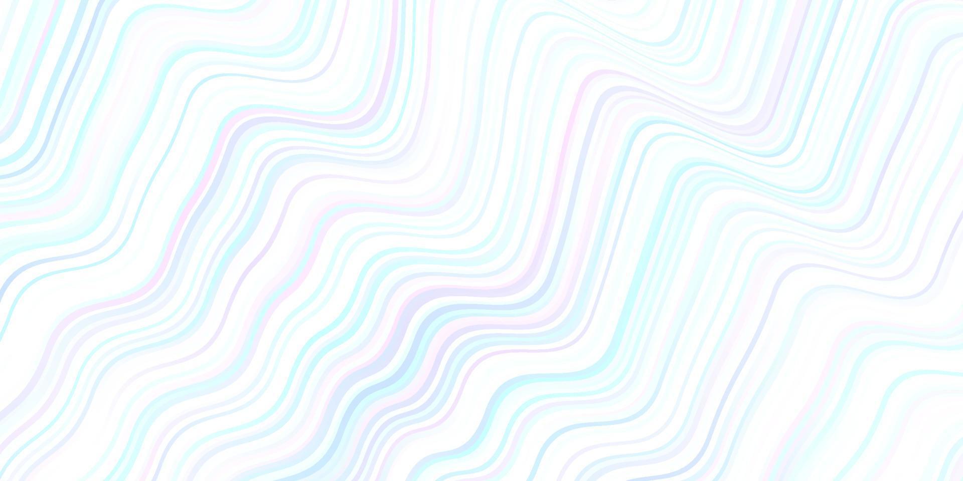 diseño de vector azul claro con líneas curvas.