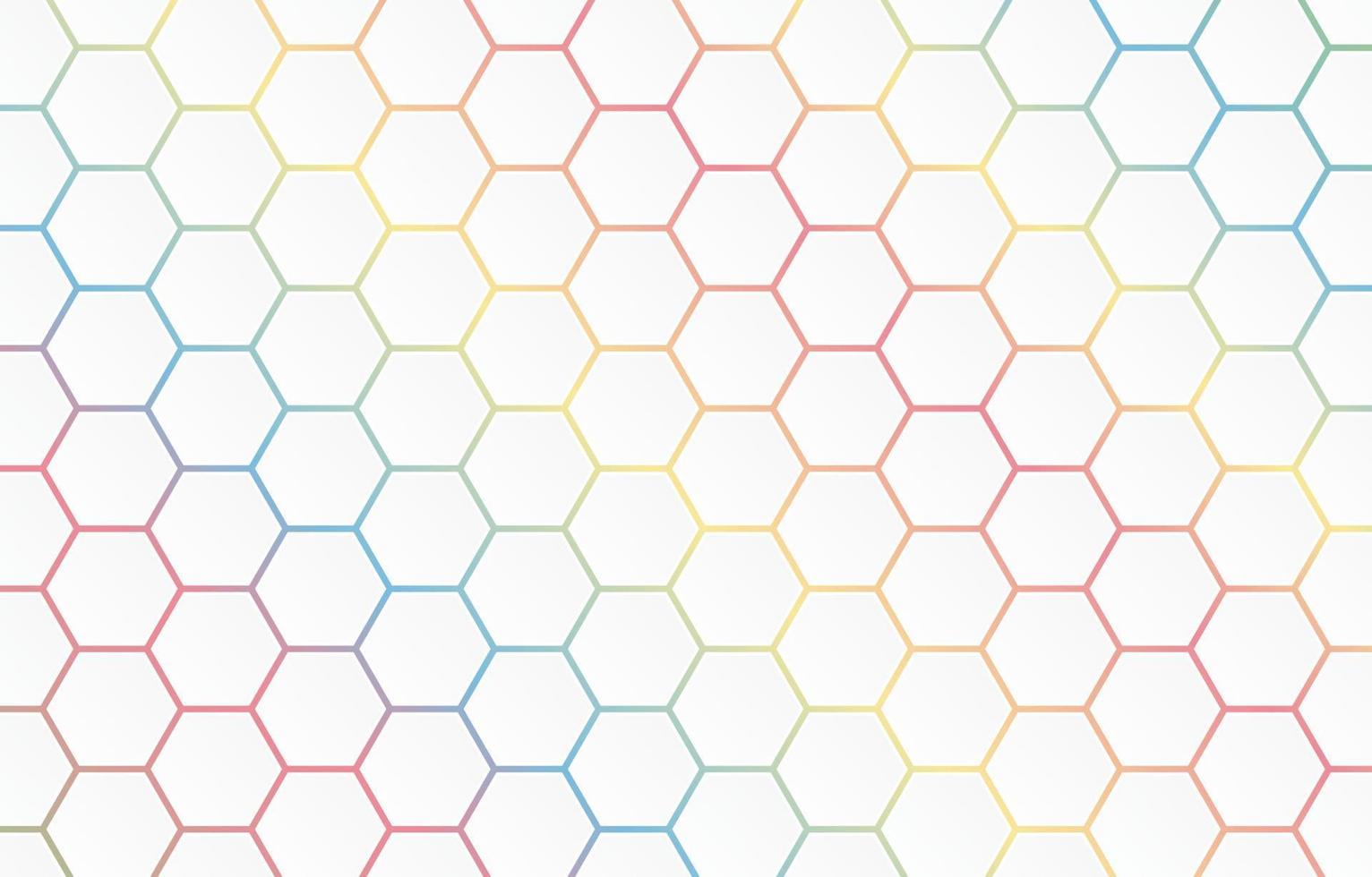 modern minimal elegant hexagon background vector