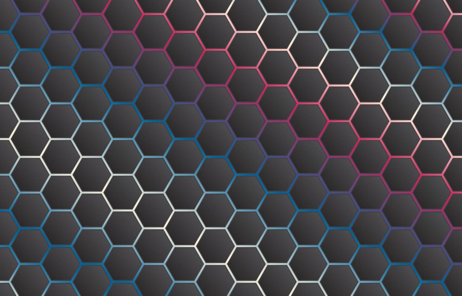 modern minimal elegant hexagon background vector