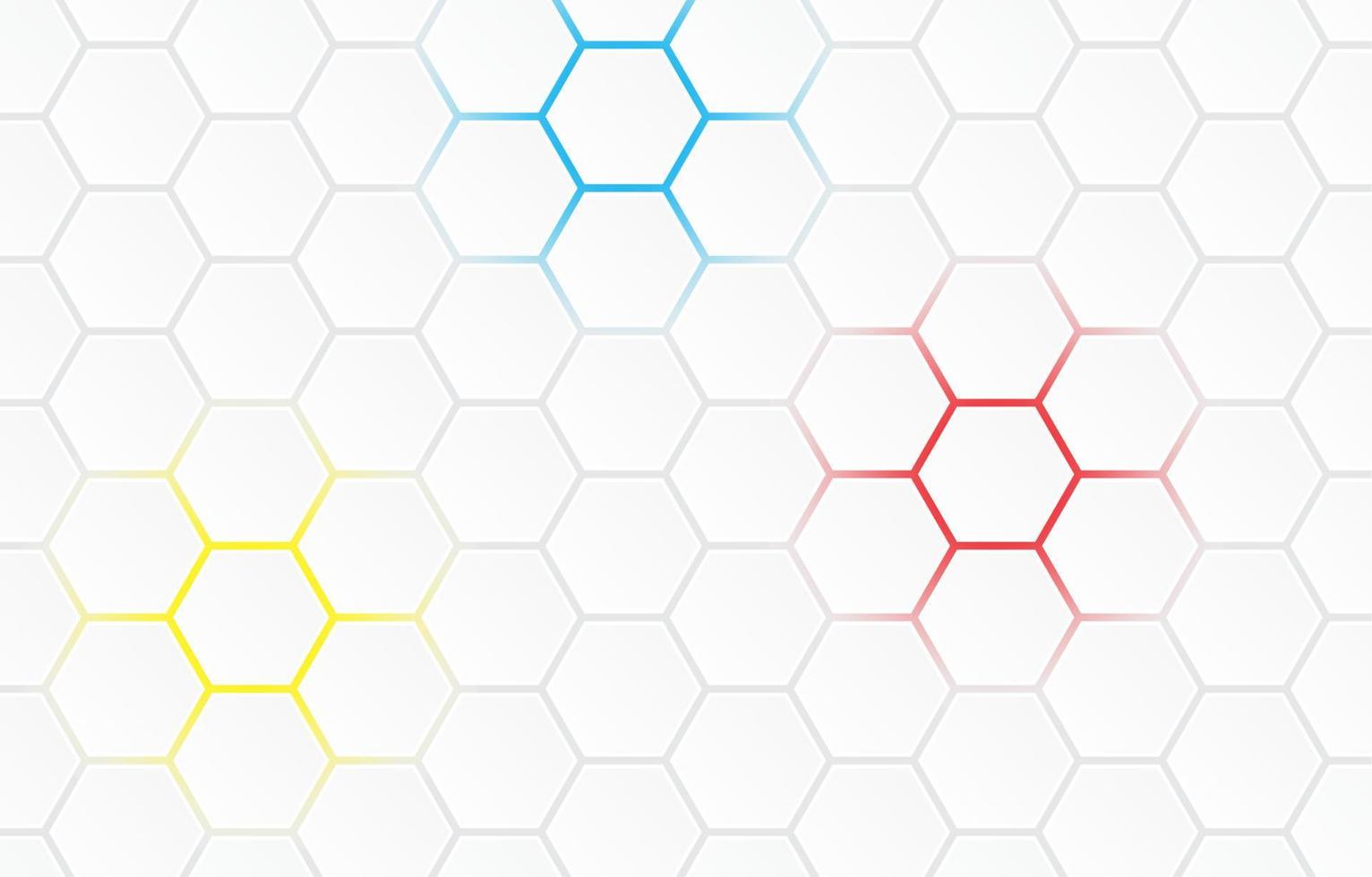 modern minimal elegant hexagon background vector