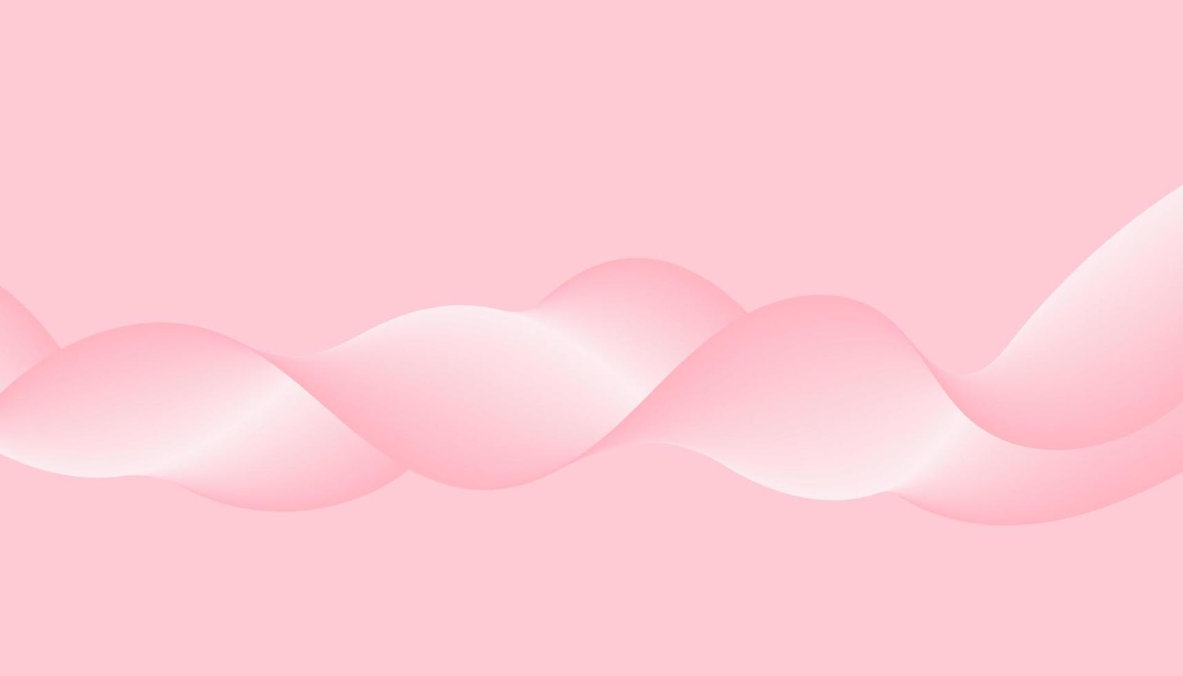 abstract minimal elegant pink wave background vector