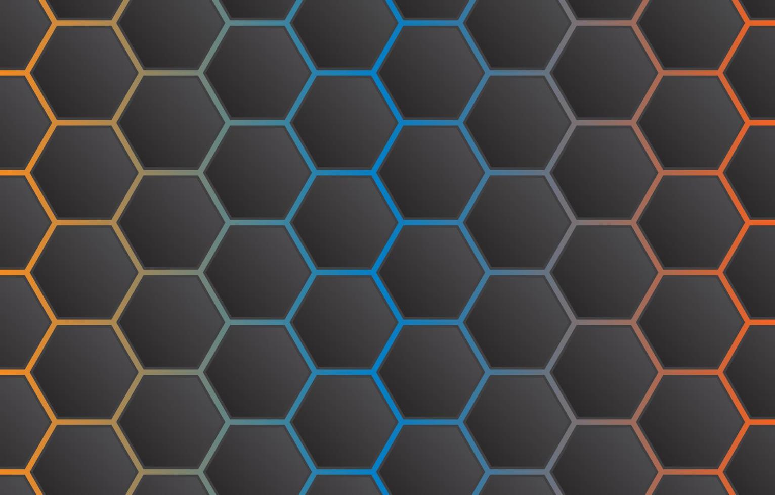 modern minimal elegant hexagon background vector