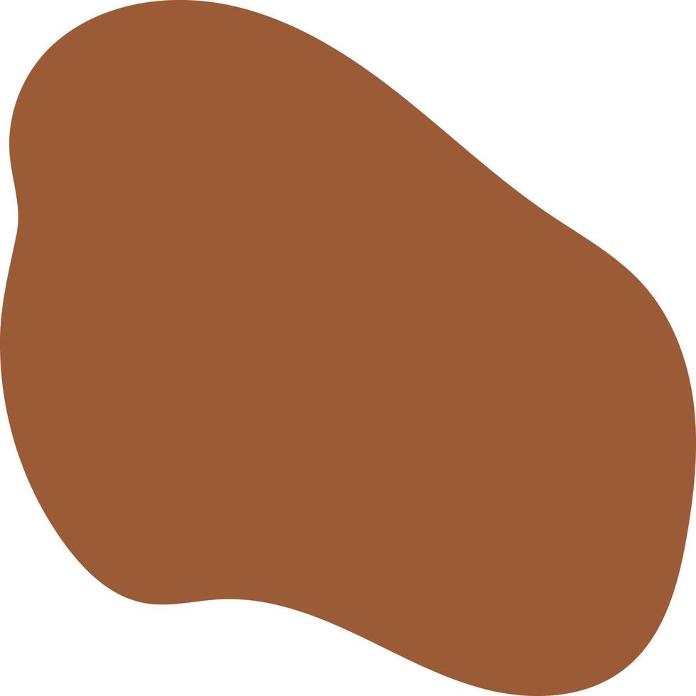 set of abstract organic blob shape elements vector
