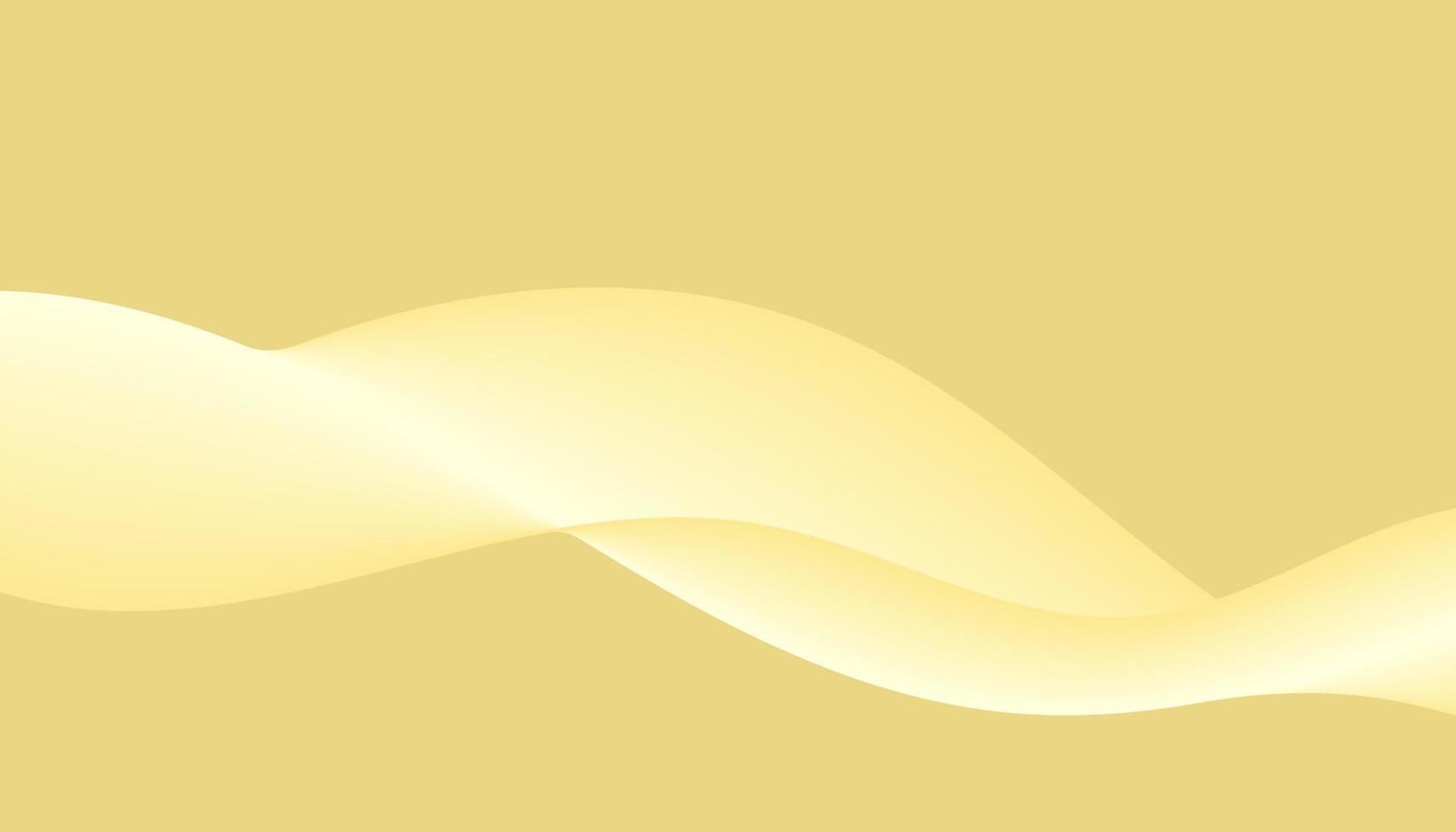 abstract minimal elegant yellow wave background vector