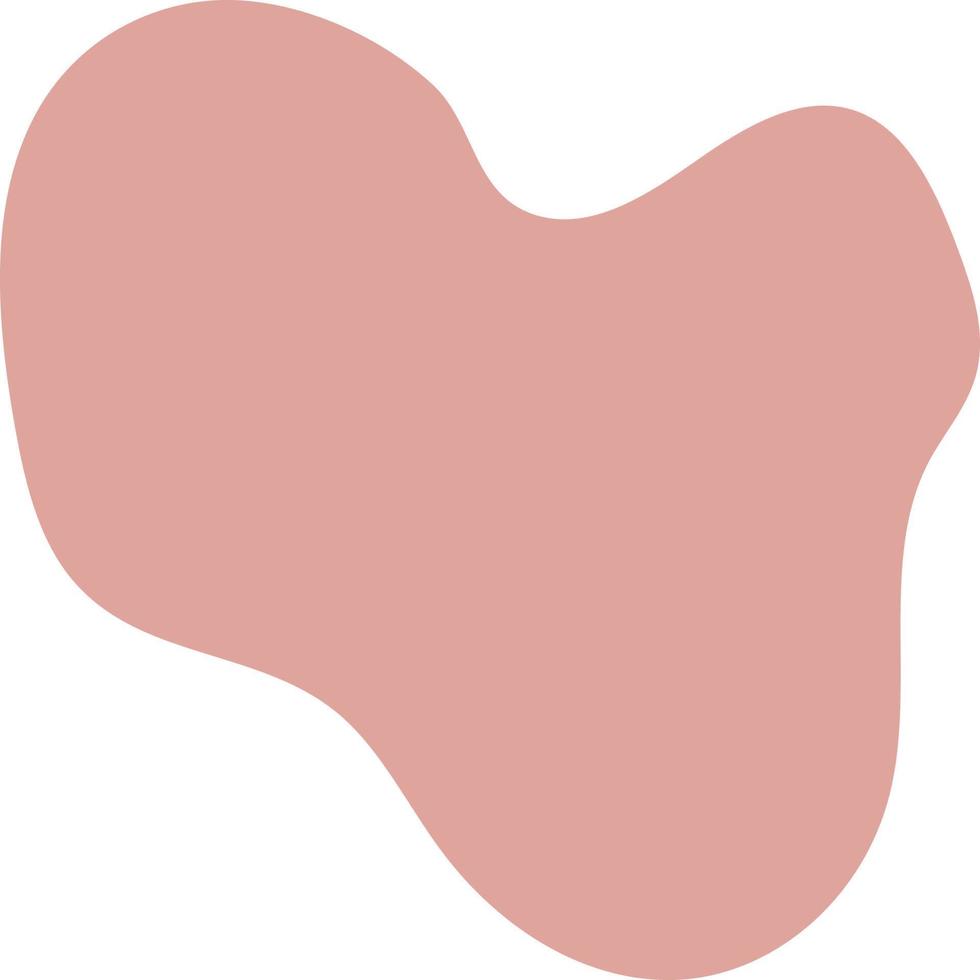 set of abstract organic blob shape elements vector