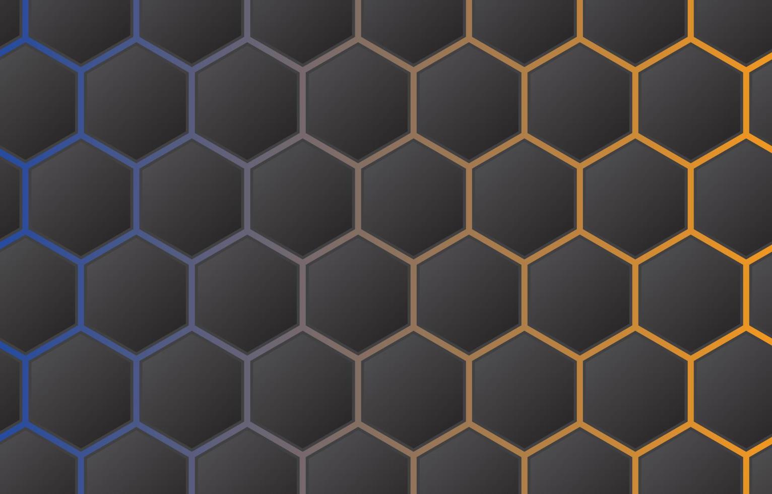 modern minimal elegant hexagon background vector