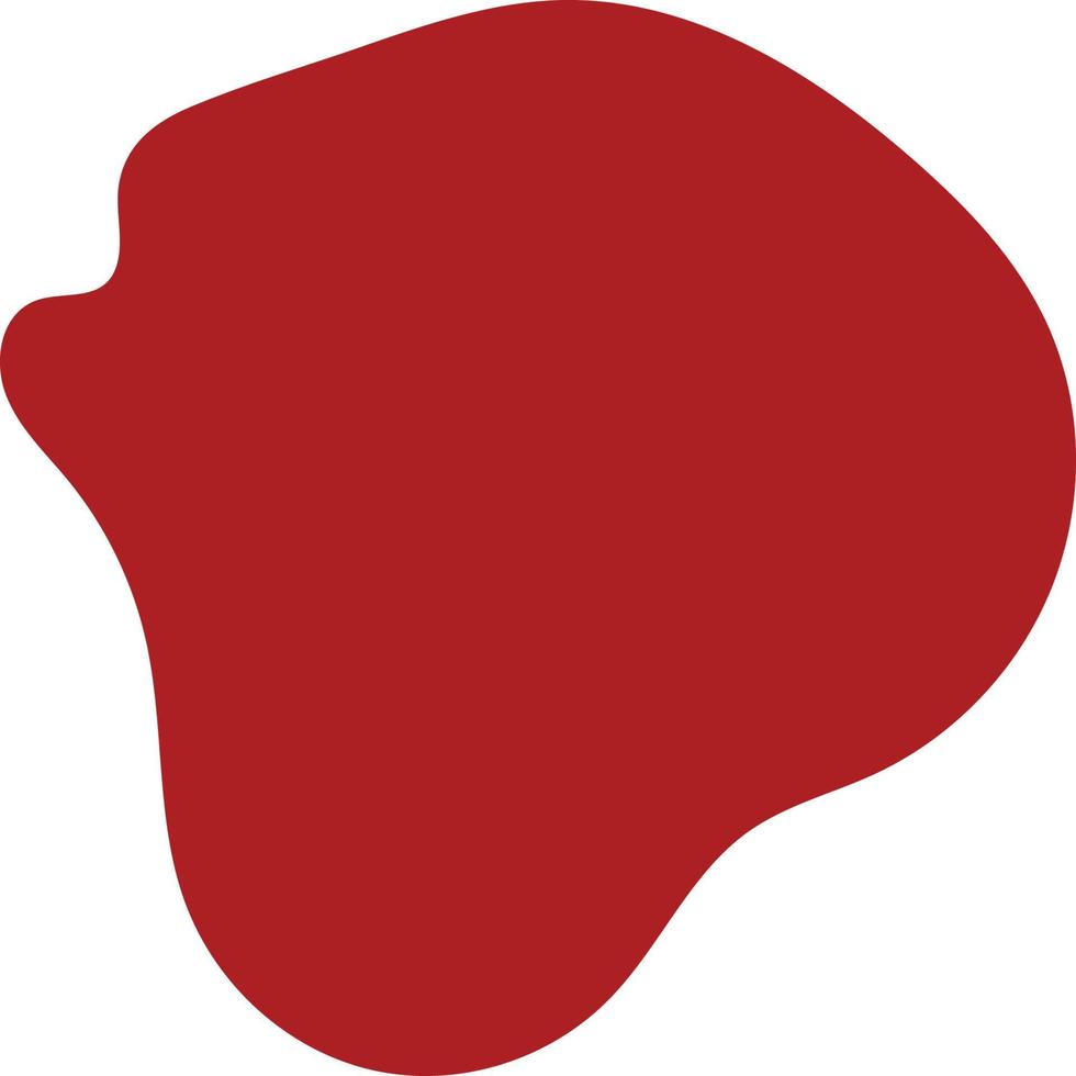 set of abstract organic blob shape elements vector