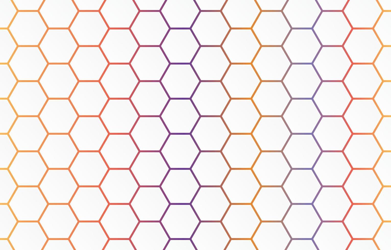 modern minimal elegant hexagon background vector