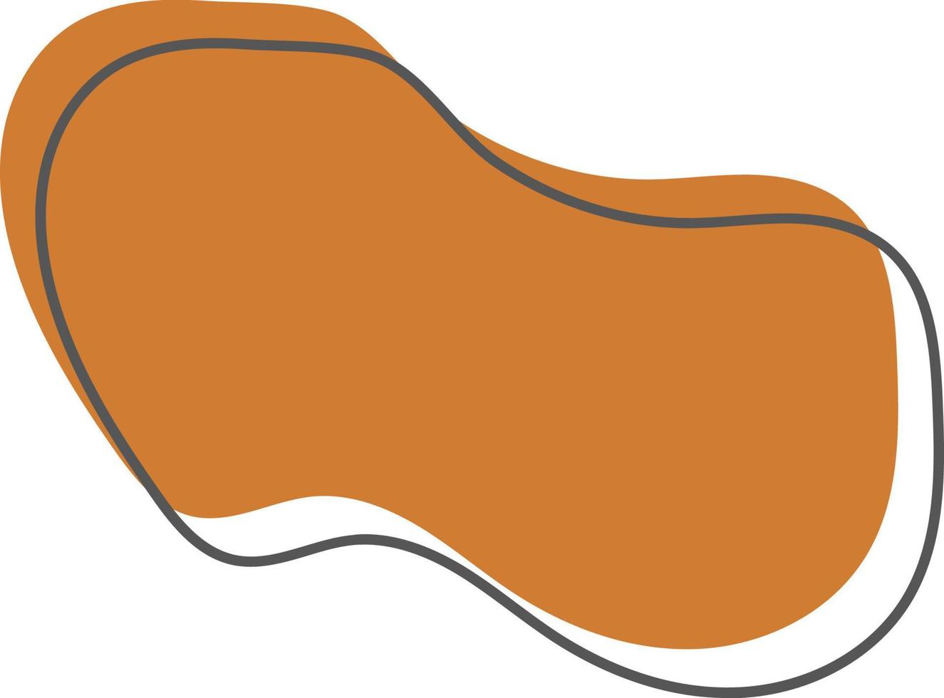 conjunto de elementos de forma de blob orgánicos abstractos con línea vector