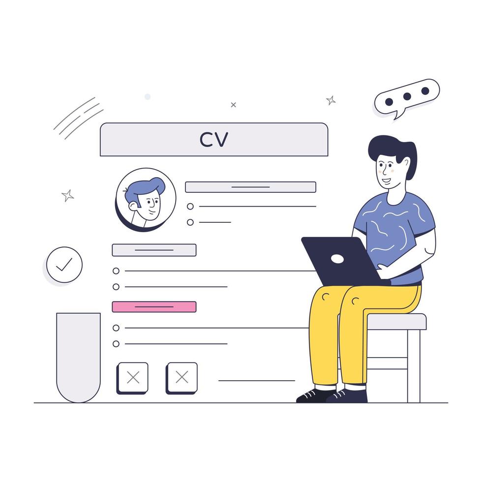 A well-designed isometric illustration of web content vector