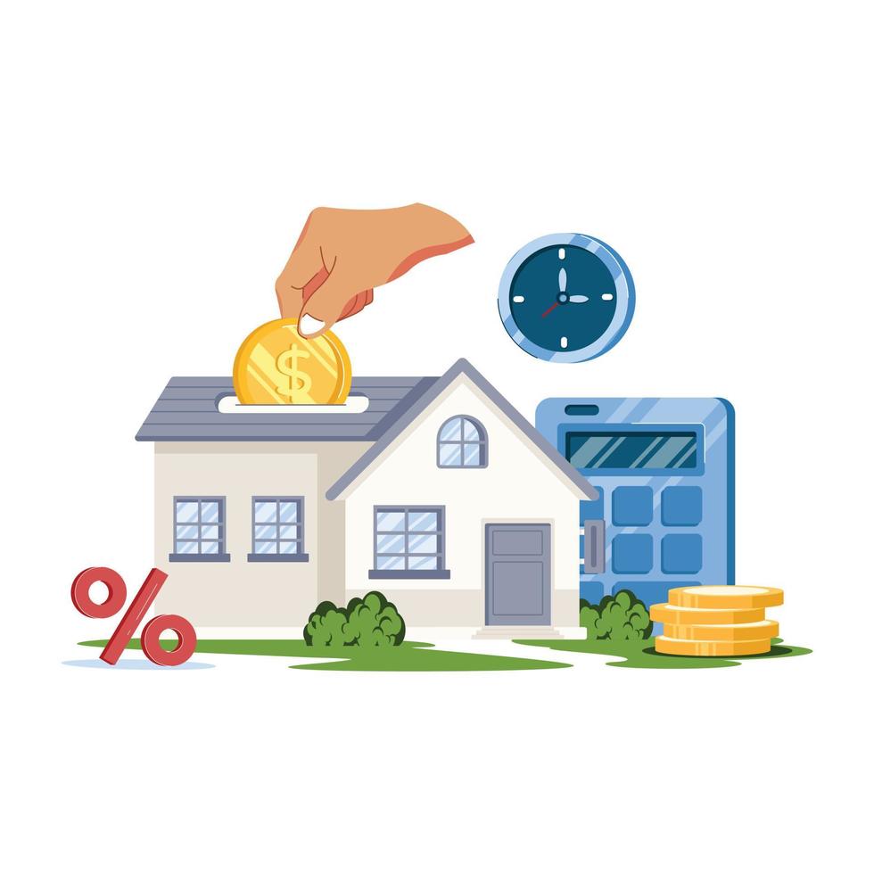 Property Investment Illustration vector