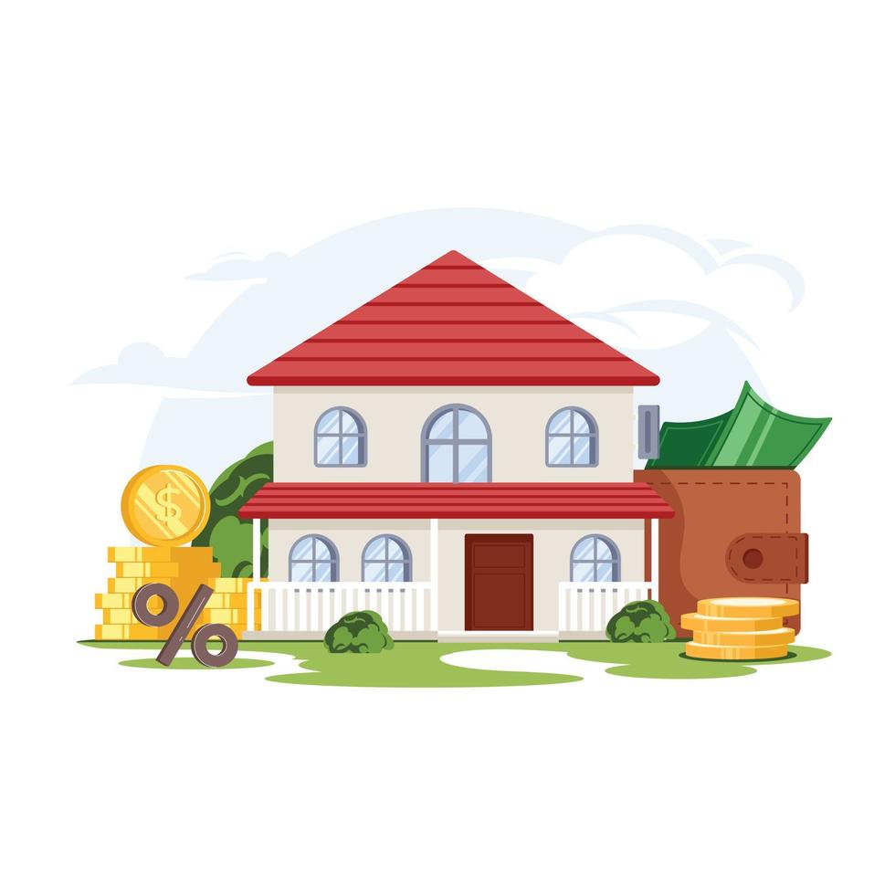 Property Value Illustration vector