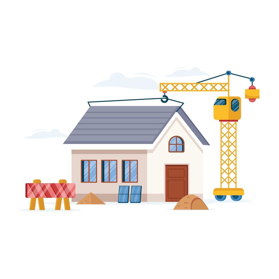 Under Construction Illustration vector