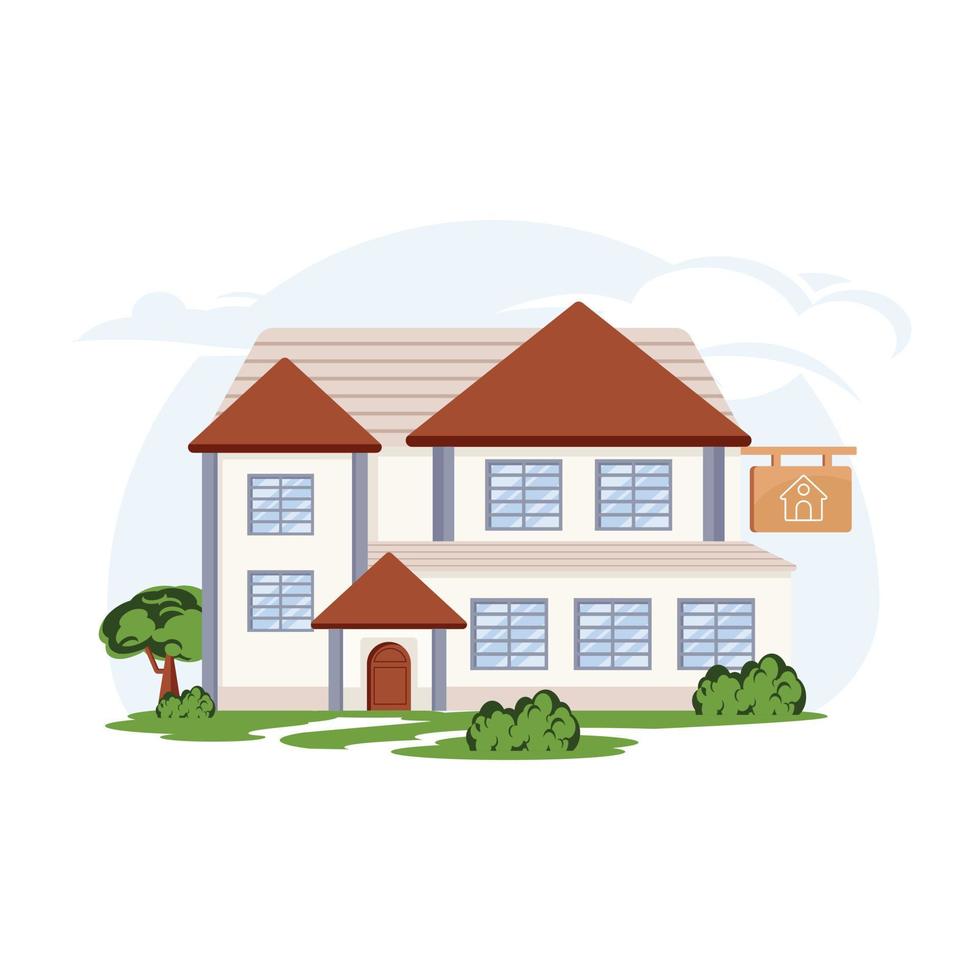 Passive House Illustration vector