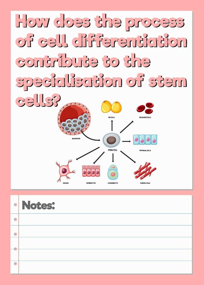 Science Experiment Log Worksheet vector