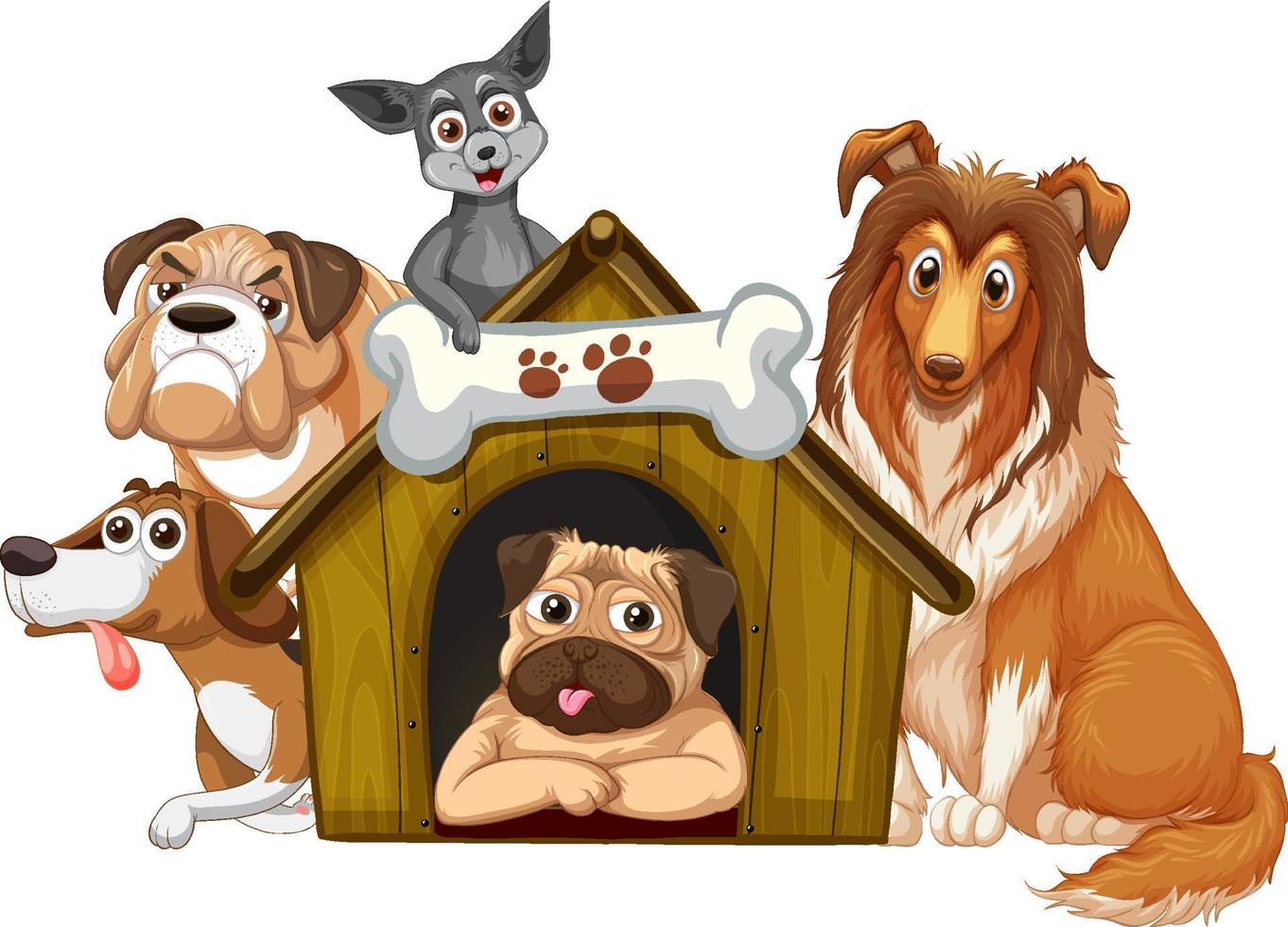 grupo de dibujos animados de perros domésticos 7190598 Vector en Vecteezy grupo de dibujos animados de perros domésticos 7190598 Vector en Vecteezy