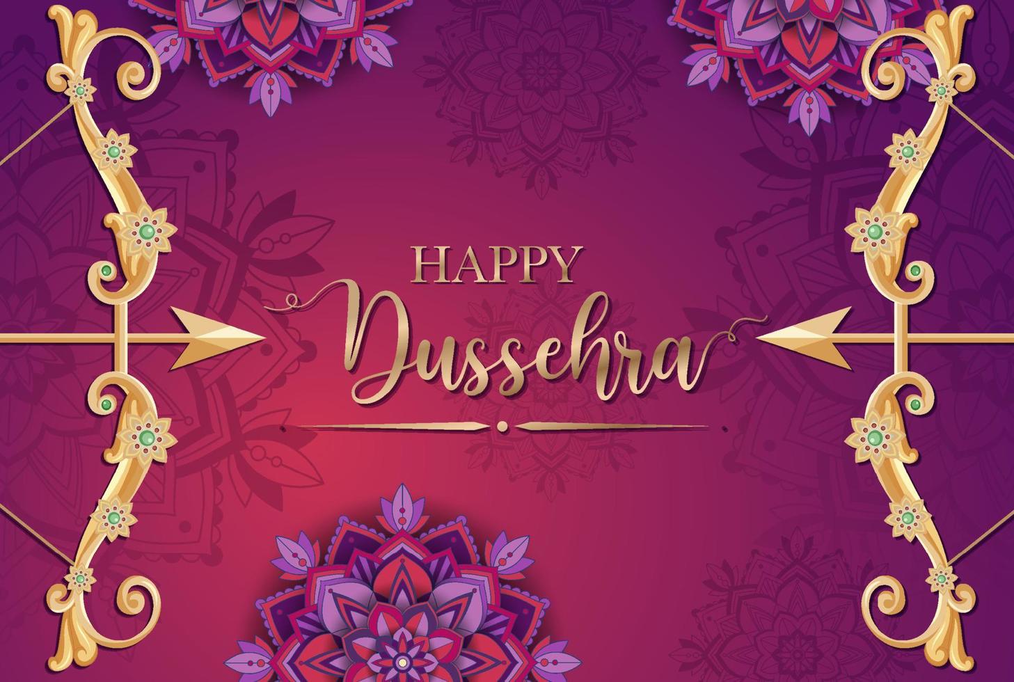 Happy Dussehra festival poster design 7190702 Vector Art at Vecteezy