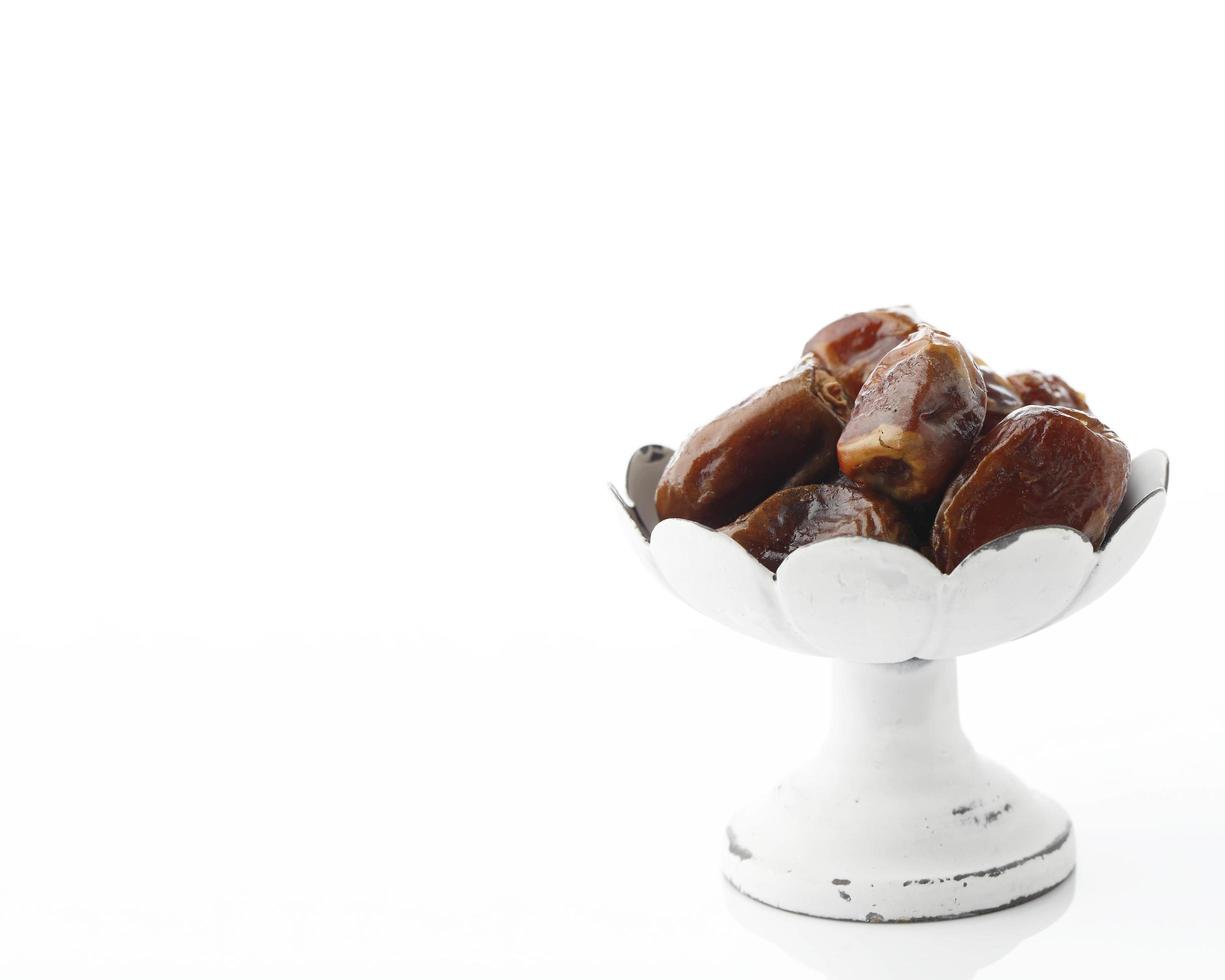 Kurma Sukari or Sukkari Dates is a kind of dates from middle east that usually eats during breakfasting in Ramadan photo