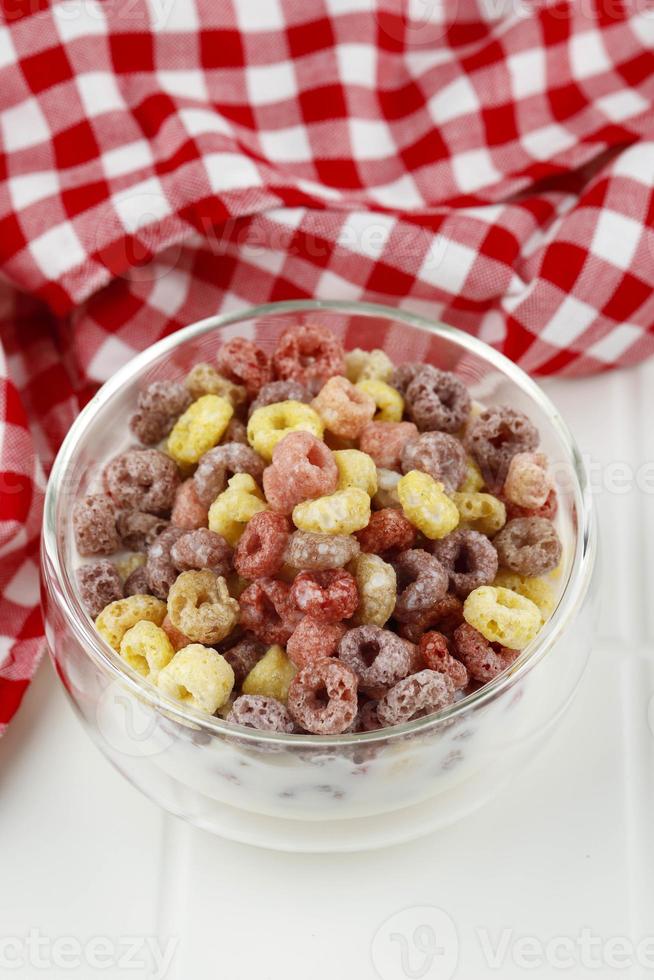 A Bowl Cereal Froot Loops 7191152 Stock Photo at Vecteezy