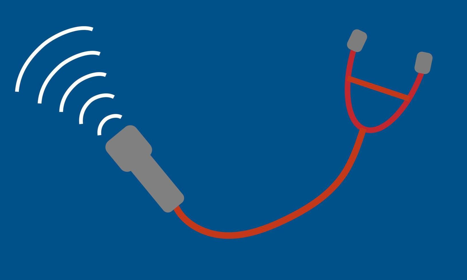 Point of Care Ultrasound. New Tool for Use Instead of Stethoscope vector