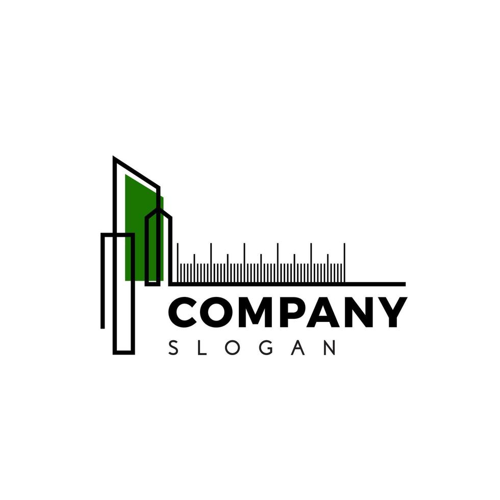 building logo template vector