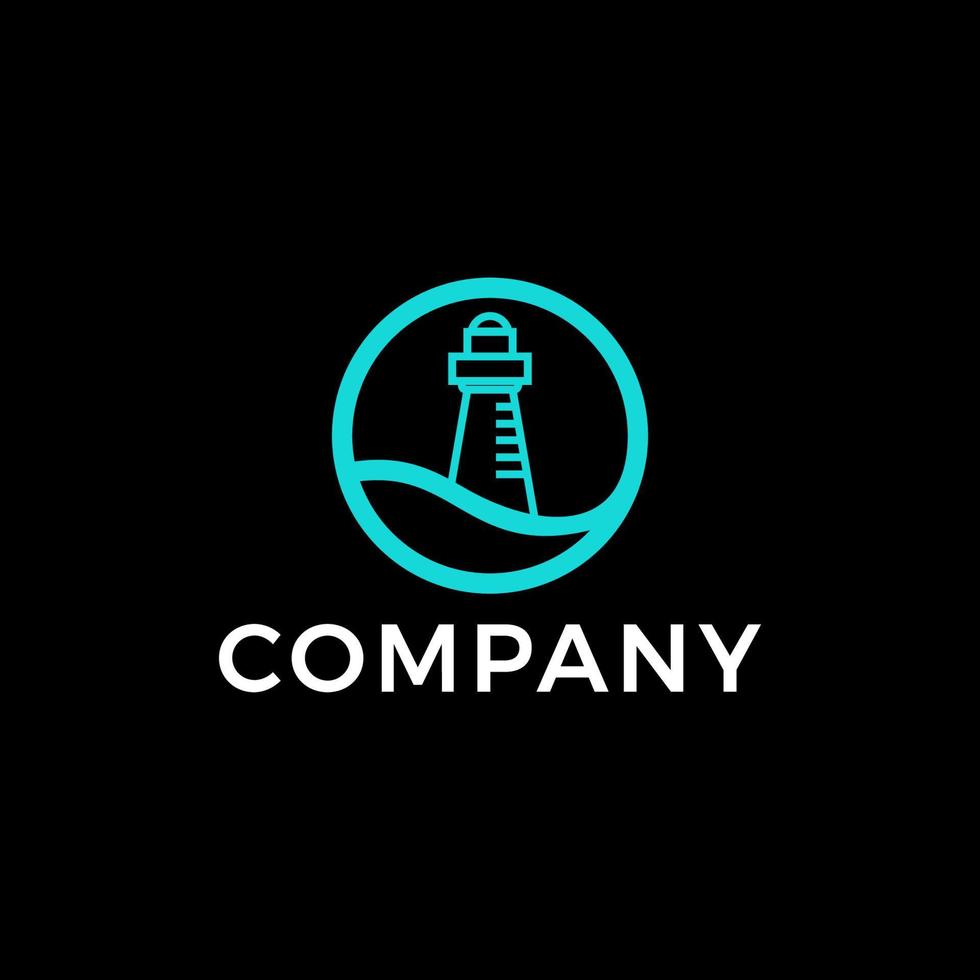 light house logo vector