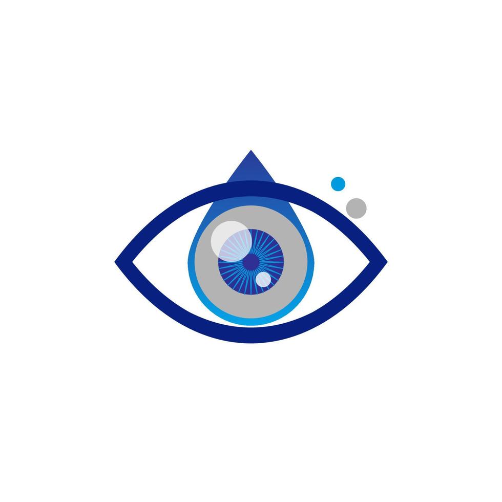 combination optical and drop water for your logo vector