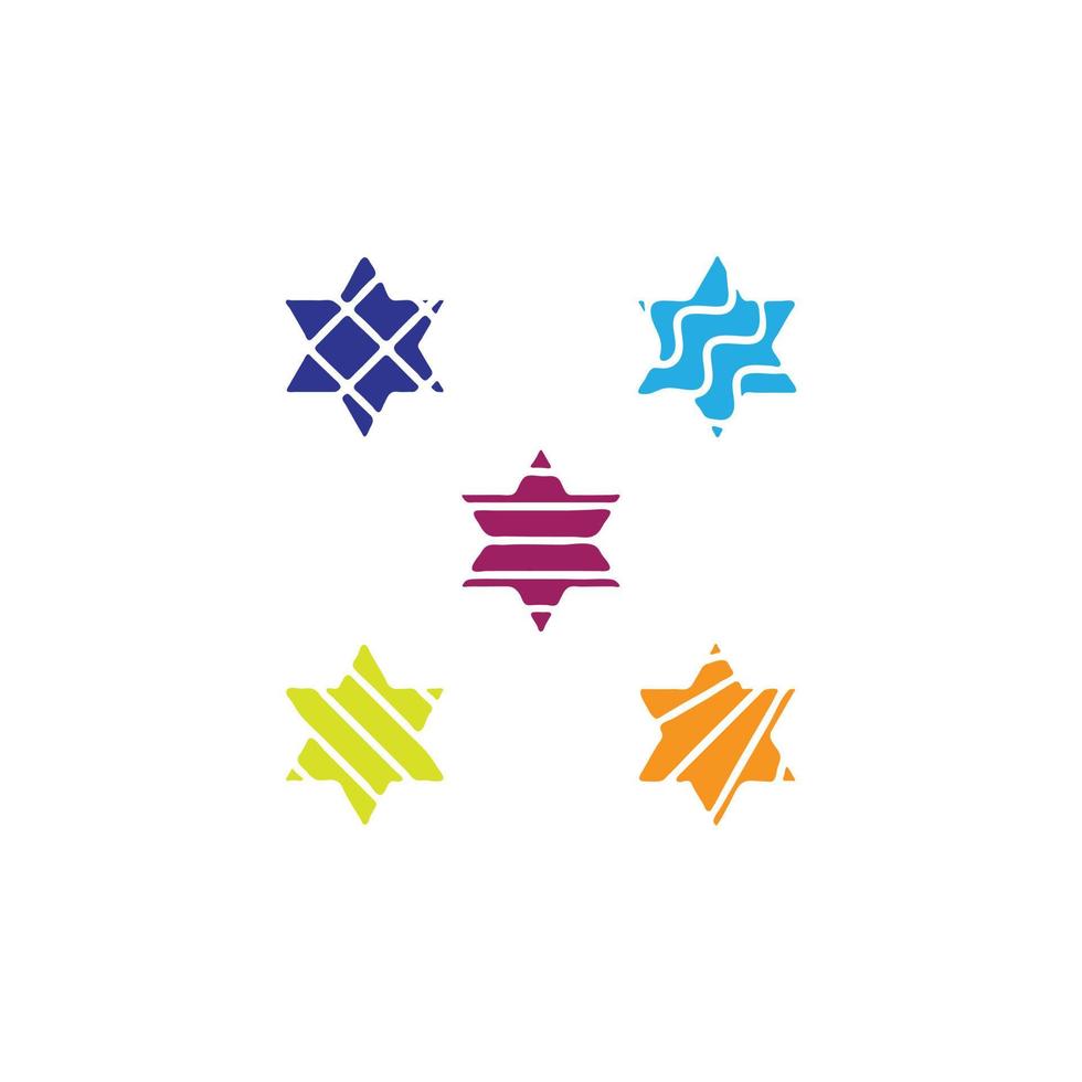 Collection of illustration star icon. vector
