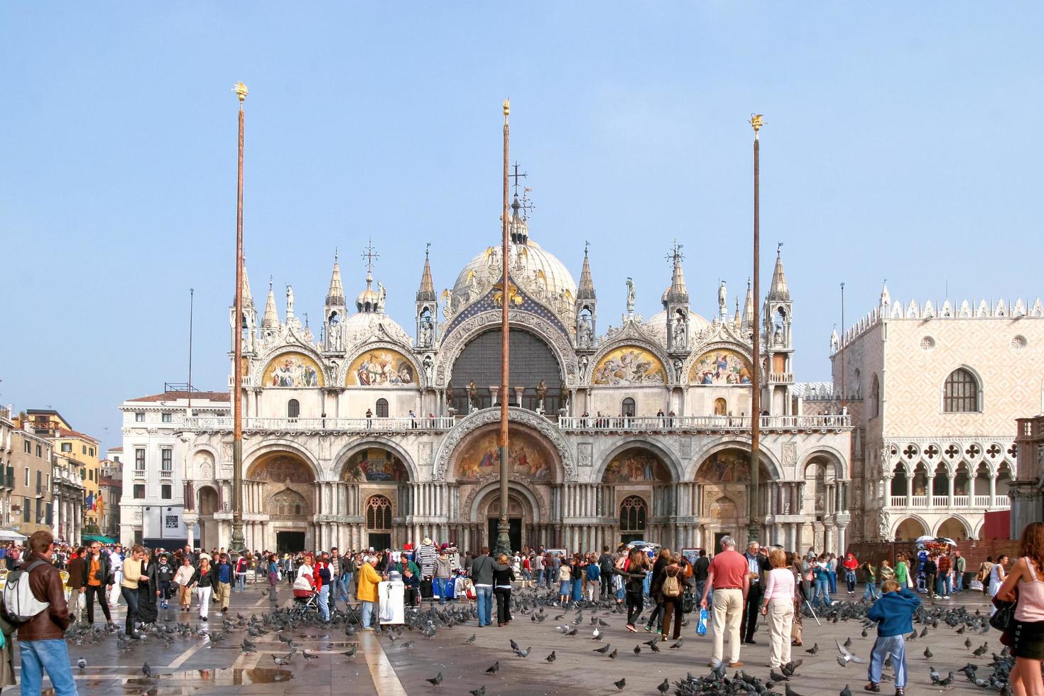 VENICE, ITALY, 2006. View of Basilica di San Marco a Venezia photo