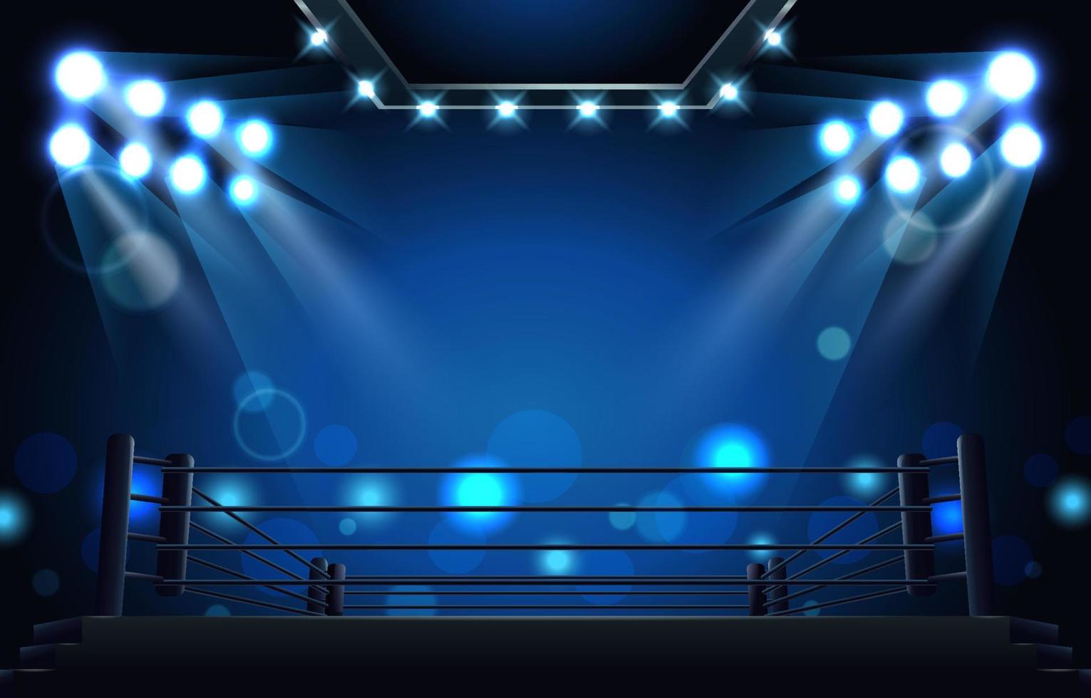 Boxing Ring Background vector