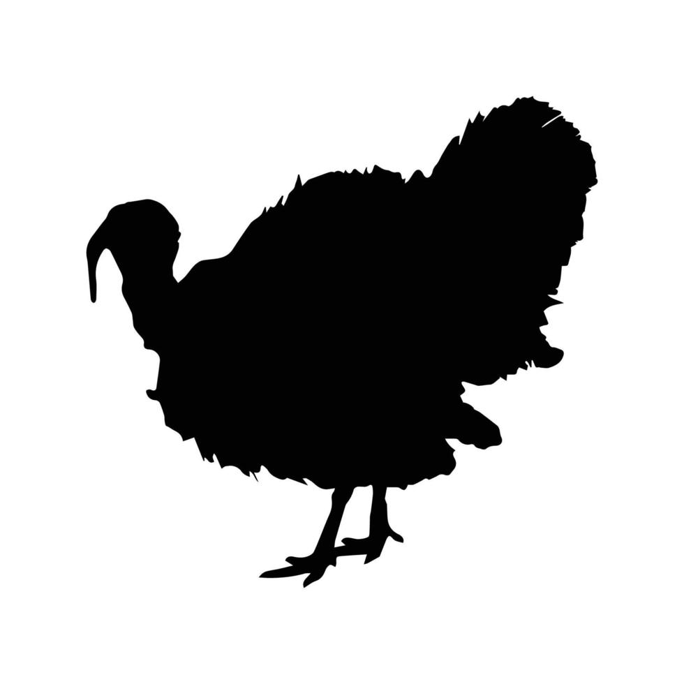 Turkey silhouette Art vector