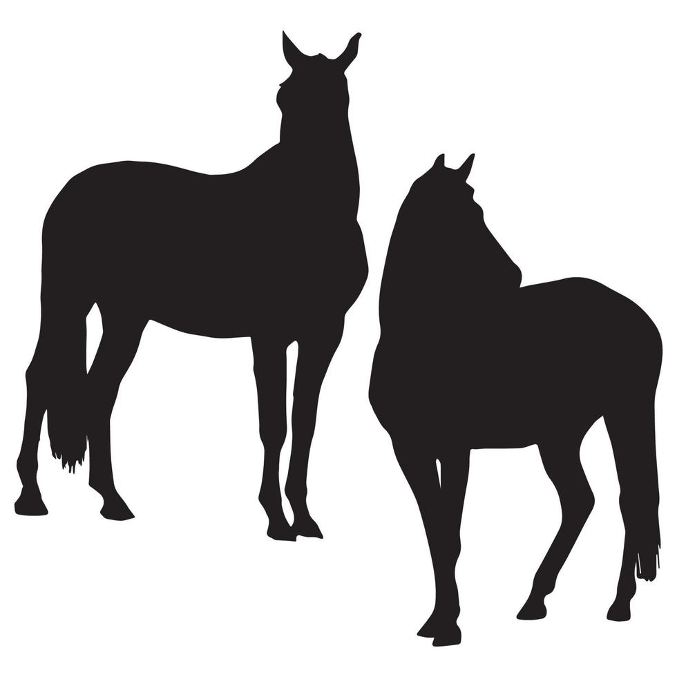 Horse Silhouette Art vector