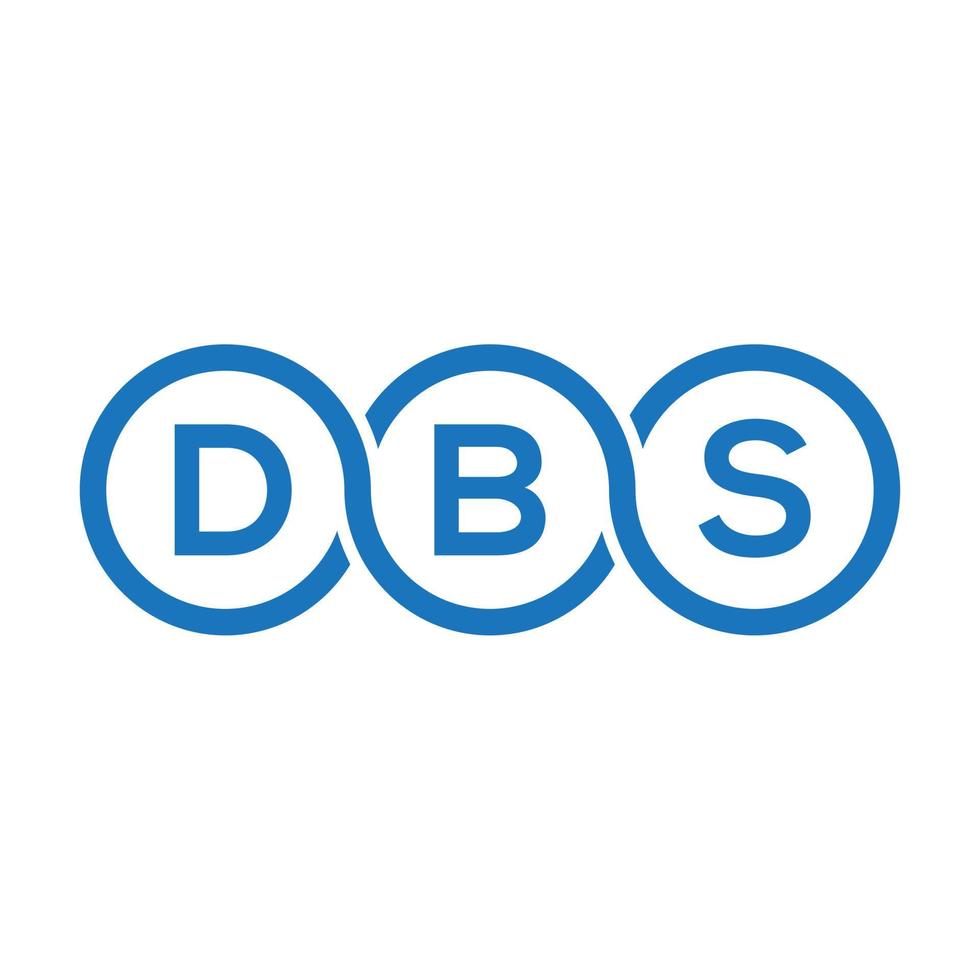 DBS letter logo design on black background.DBS creative initials letter logo concept.DBS vector letter design.