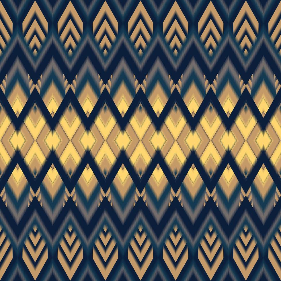 Seamless Native Fabric pattern Designed from geometric shapes Use it as a background, shirt pattern, and to make patterns on things. photo
