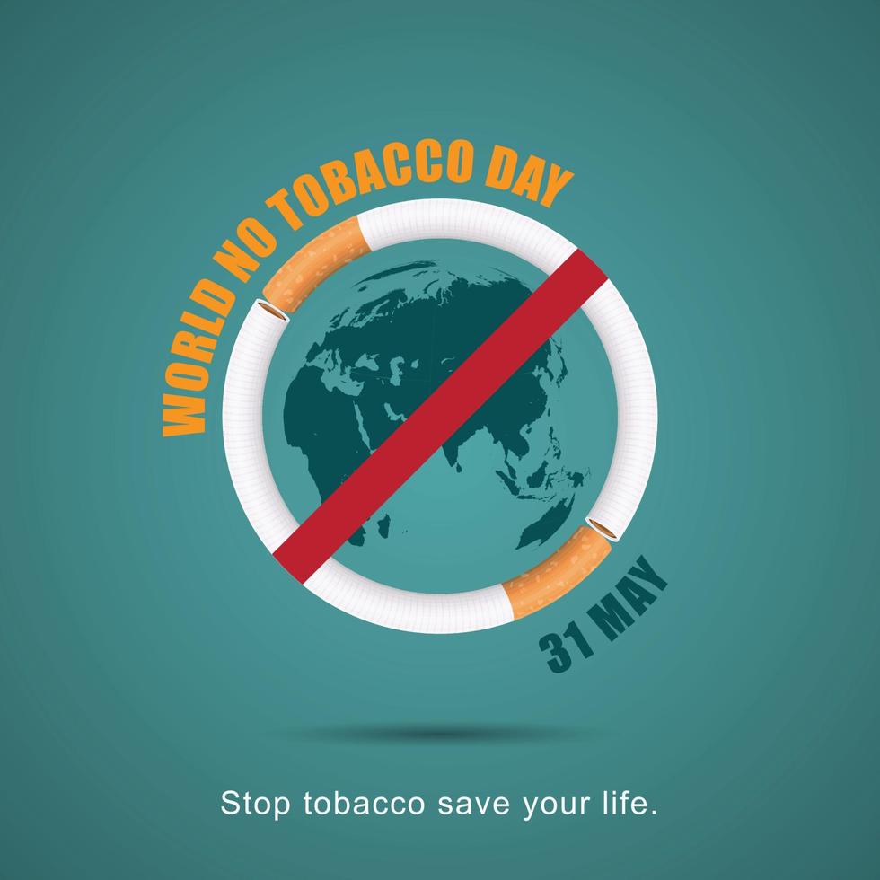 Stop Smoking. World No Tobacco Day. illustration Vector Eps 10. 7195713 Vector Art at Vecteezy