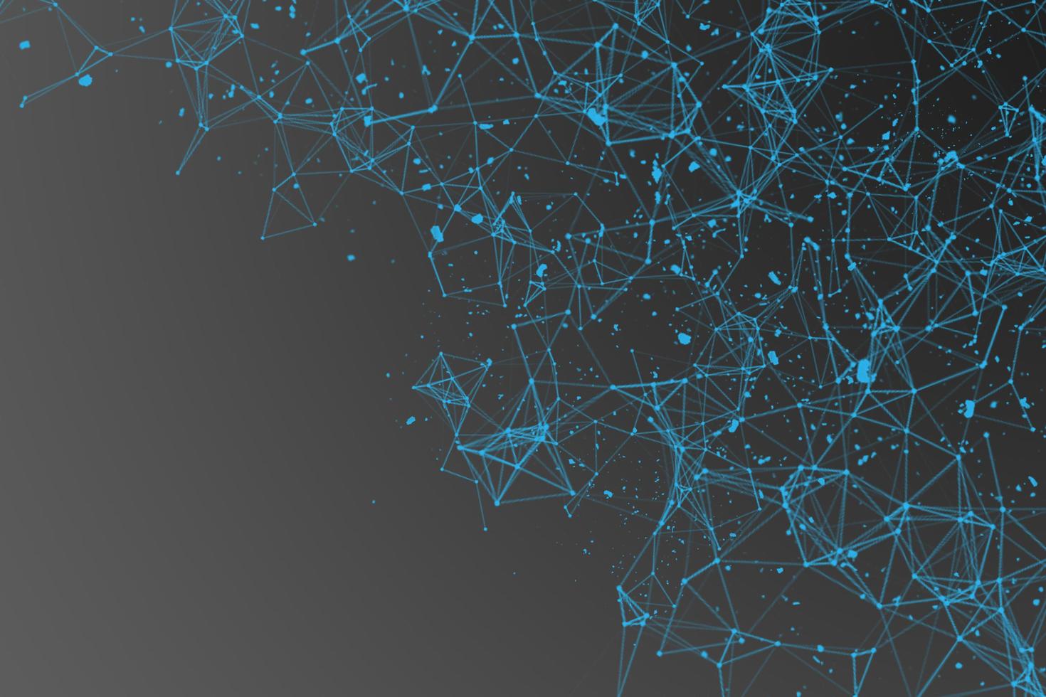 abstract geometrical background with lines and dots for futuristic concept. abstract, abstract backgrounds, blue backgrounds, Abstract polygonal background with connecting dots and lines of plexus photo