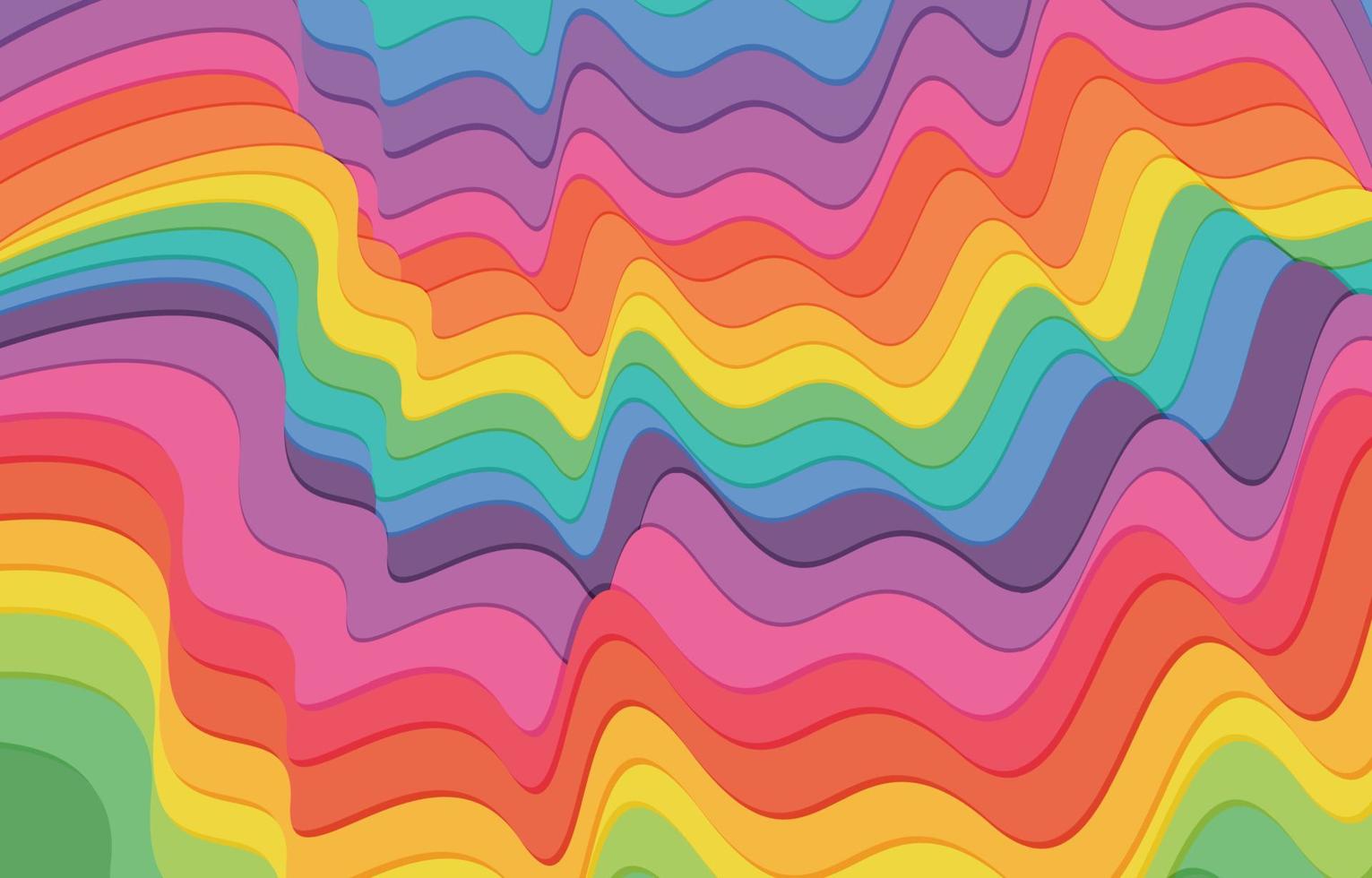Fondo de arco iris colorido abstracto vector