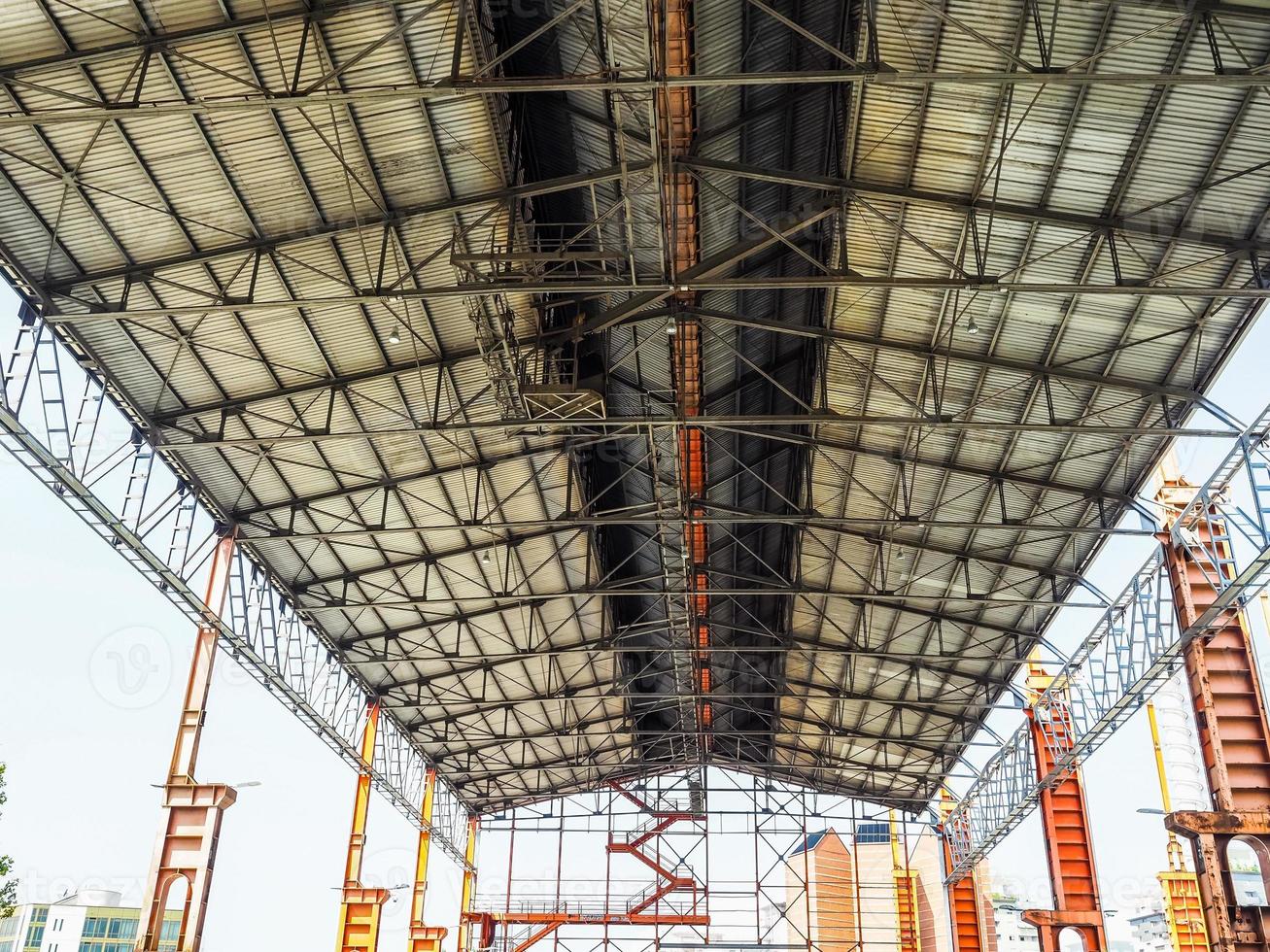 HDR Parco Dora industrial ruins in Turin photo