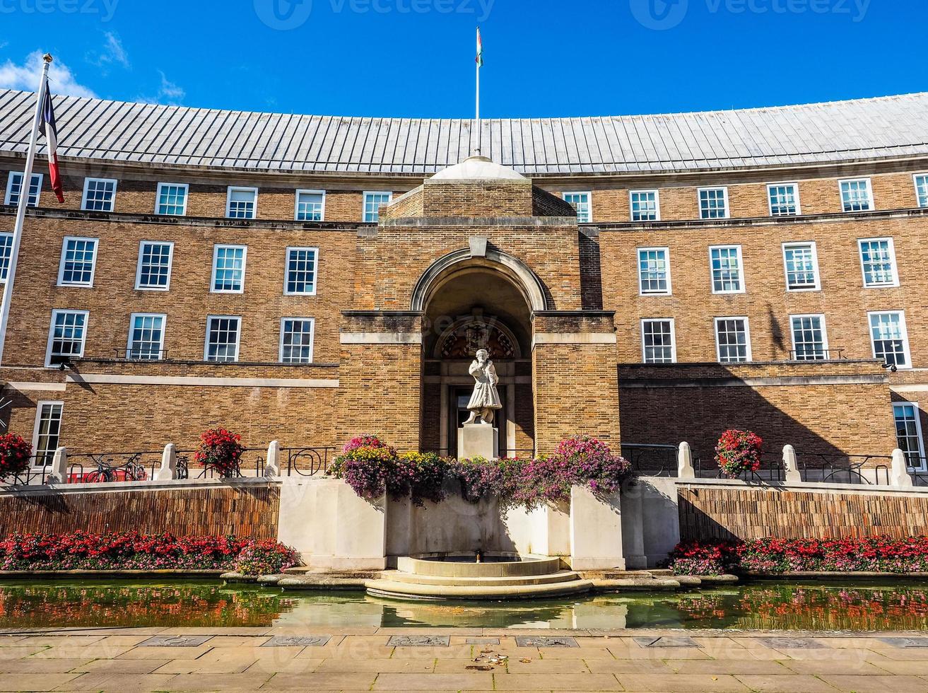 HDR City Hall in Bristol photo